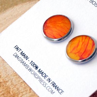 Bo cercle peinture orange
