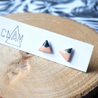 Bo mini triangle beige anthracite paillete 3