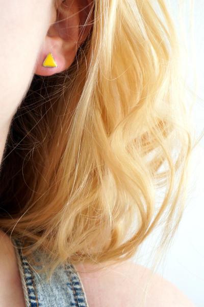 Bo mini triangles jaune