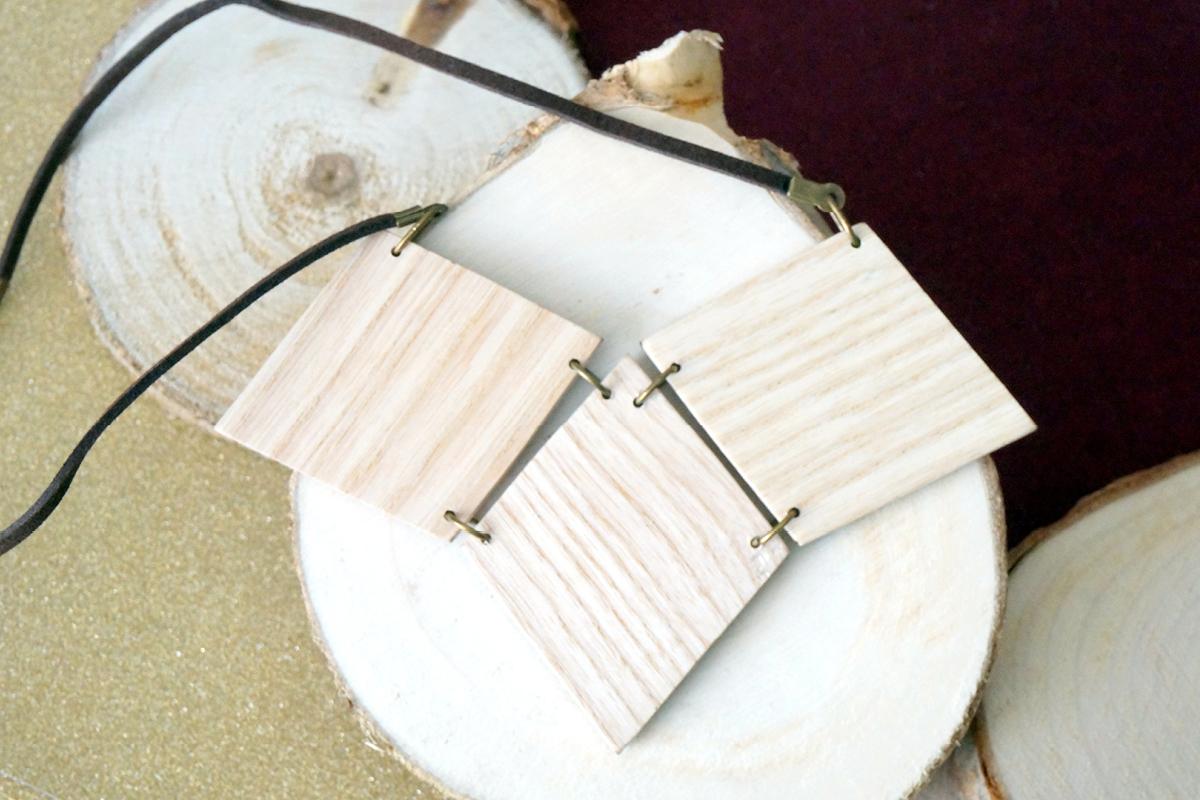 Collier 3losanges rose