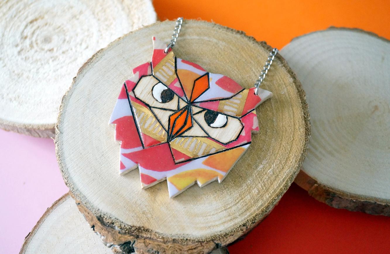 S hibou orange